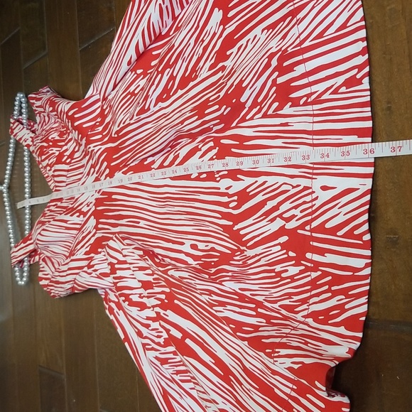 Calvin Klein Red And White Sundress - Picture 7 of 12